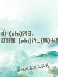 小時(shí)代3.0刺金時(shí)代